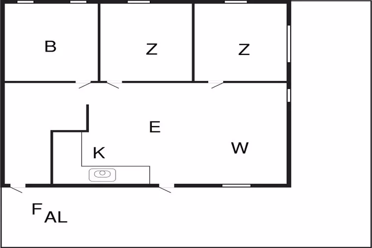 4 person holiday home in BORGHOLM-By Traum-Floor plan