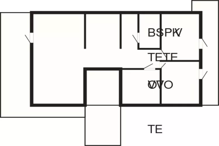 Tranquil Beach Cottage in Rindby-By Traum-Floor plan
