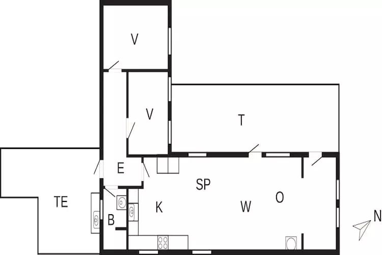 Modernes Refugium bei Sandholm -- By Traum Ferienwohnungen-Grundriss
