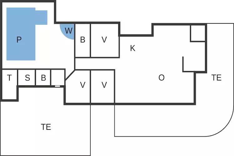 Maison de vacances pour 7 a Jerup-By Traum-Plan d'étage