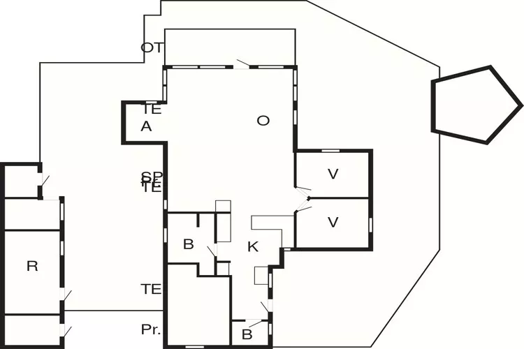 4 star holiday home in Sjølund-By Traum-Floor plan