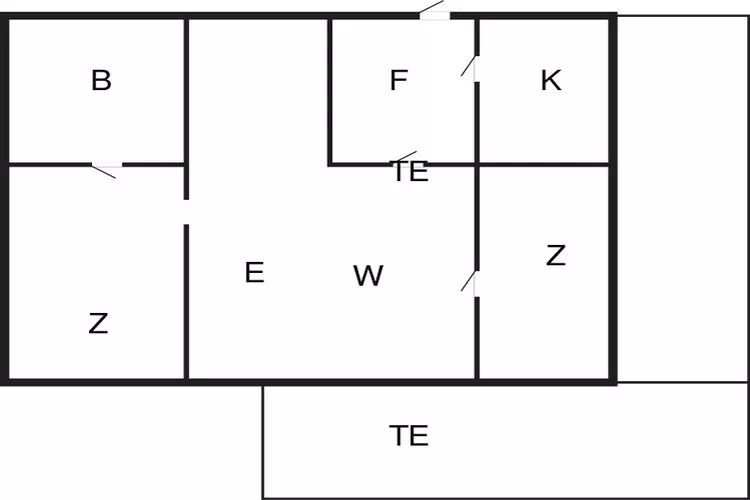 4 person holiday home in Nykøbing M-By Traum-Floor plan