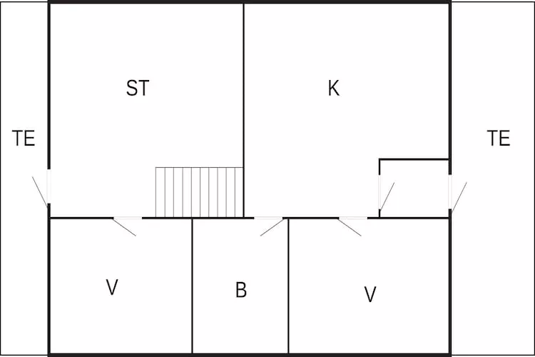Maison de vacances pour 5 a Allinge-By Traum-Plan d'étage