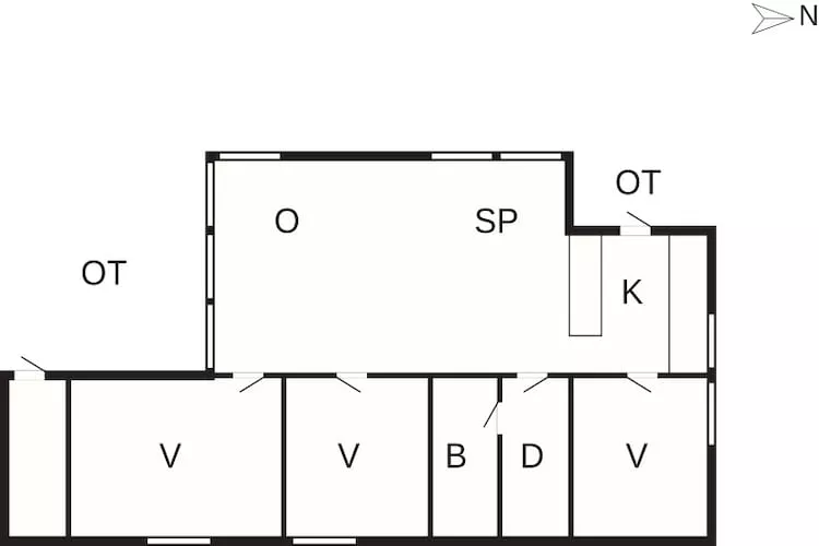 Seafront Holiday Home with Hot Tub-Floor plan