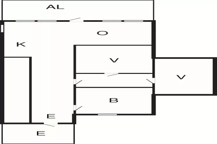 4 Personen Ferienhaus in Selje-By Traum-Grundriss