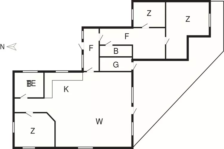 8 Personen Ferienhaus in Lemvig-By Traum-Grundriss