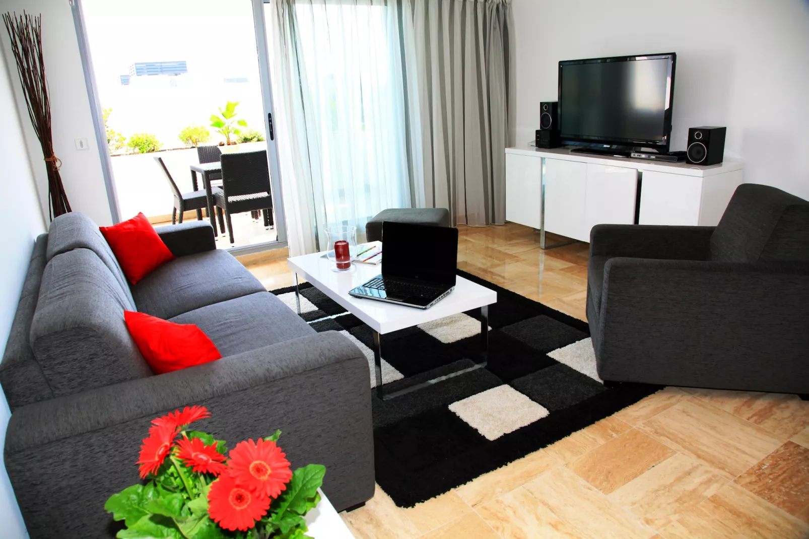 Residence Le Lido - Cagnes-sur-Mer // T 2/4-Living room