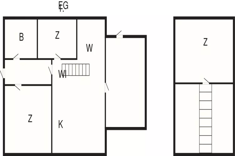6 person holiday home in Thisted-By Traum-Floor plan