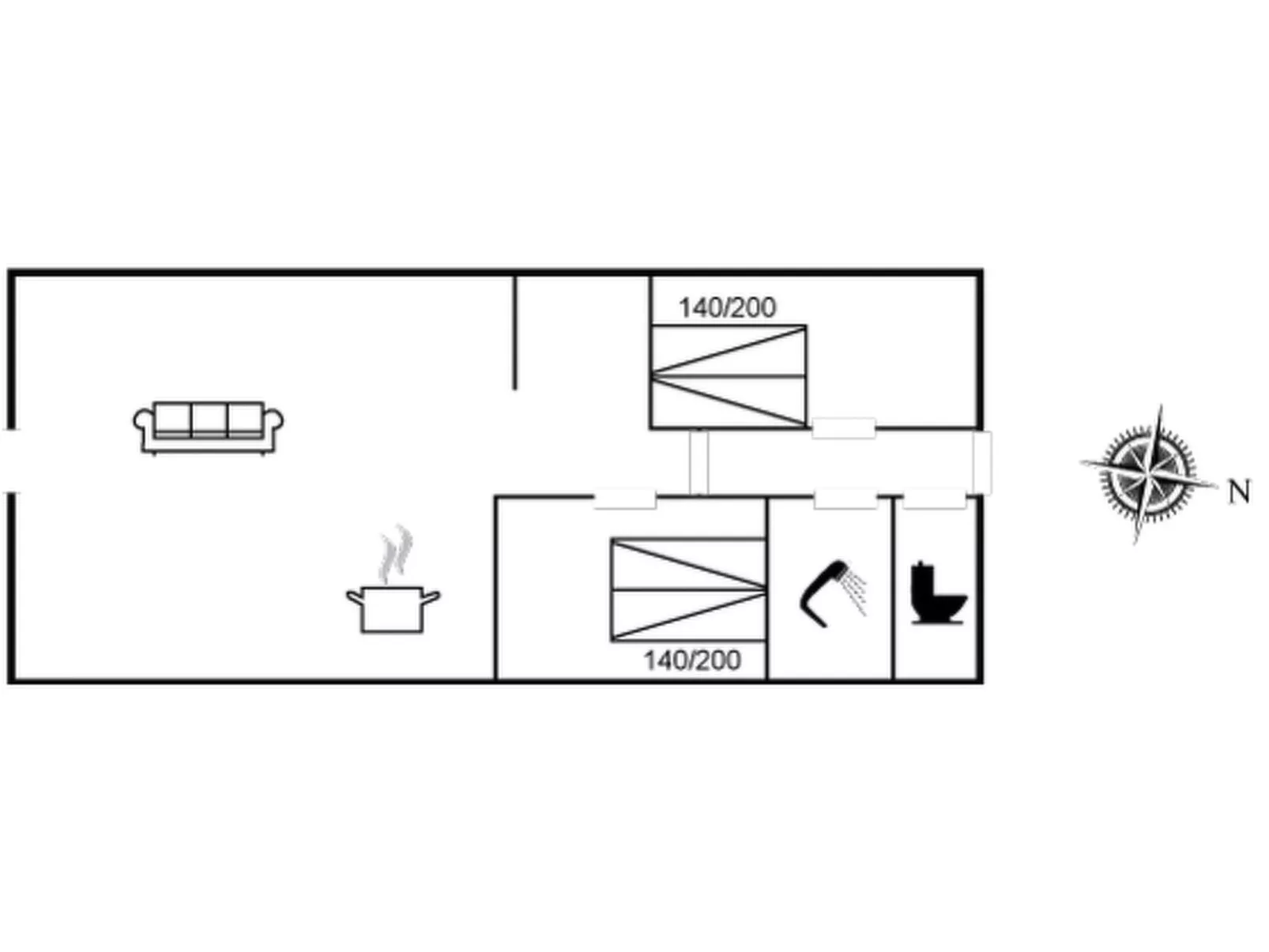 "Sanni" - 225m from the sea-Inside