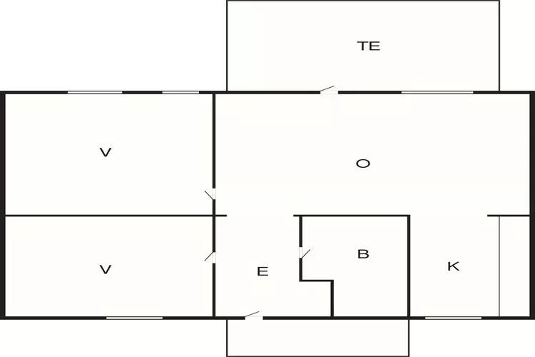 Beautiful holiday home in Borre-By Traum-Floor plan