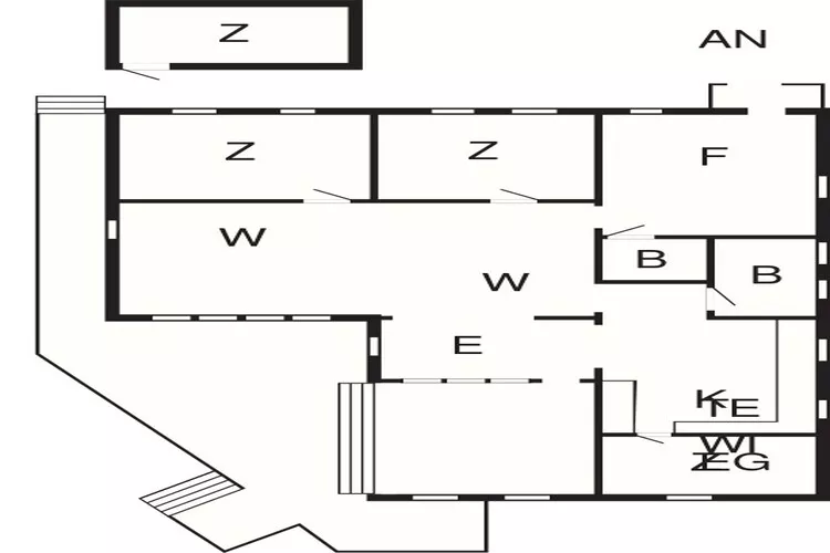 5 Sterne Ferienhaus in HÖÖR-By Traum-Grundriss