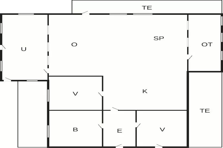 Maison de vacances pour 5 a Juelsminde-By Traum-Plan d'étage