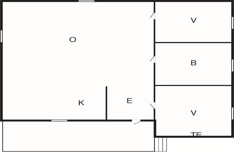 4 person holiday home in Lysøysundet-Floor plan