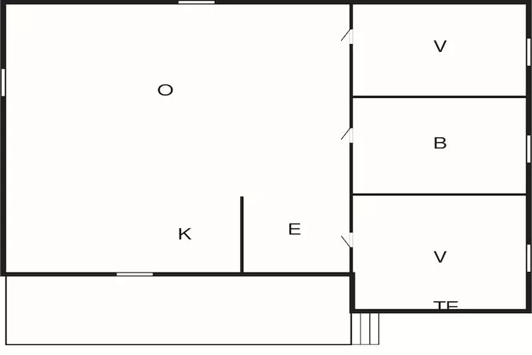4 person holiday home in Lysøysundet-Floor plan