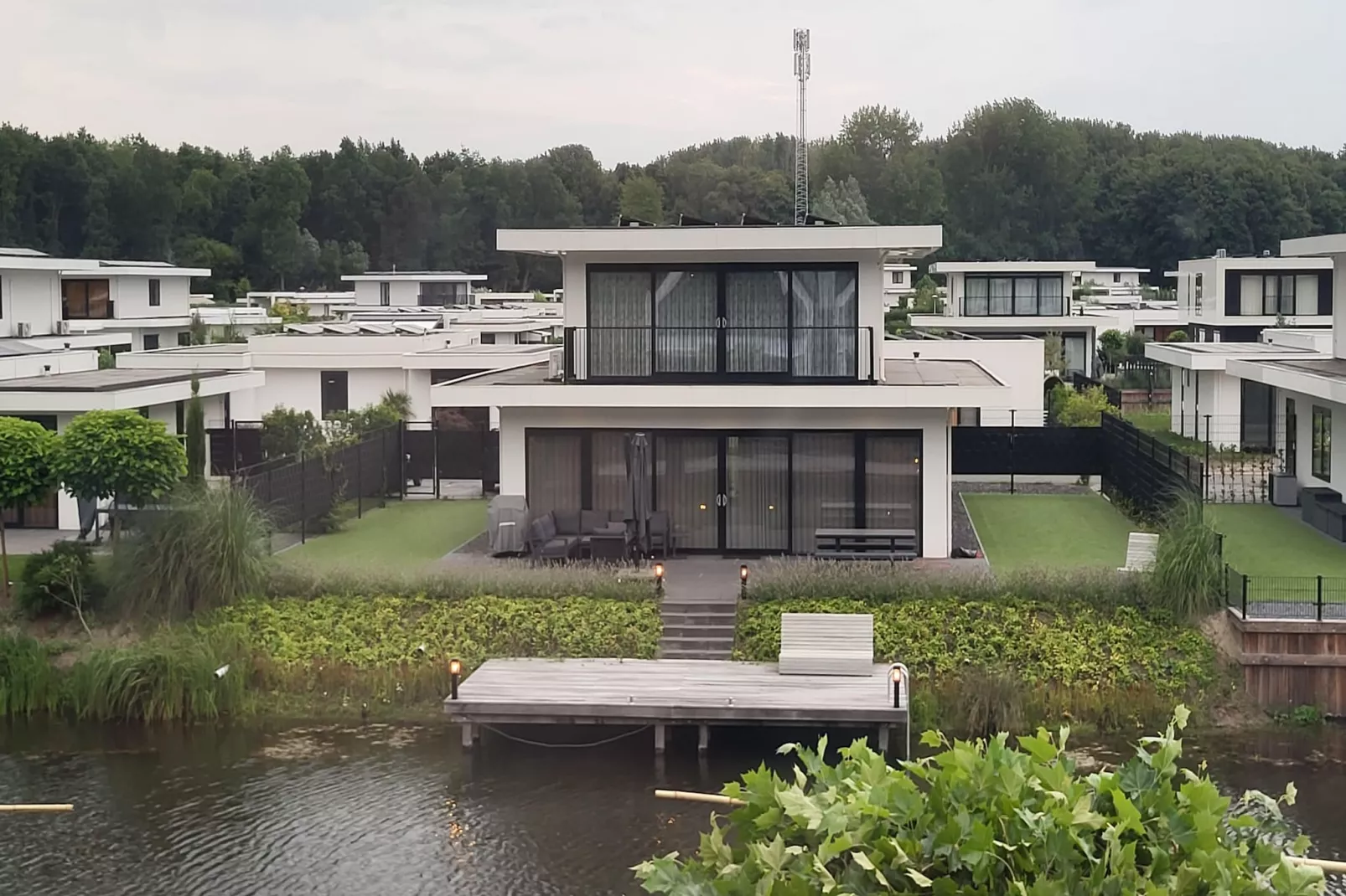 Watervilla Harderwold 577a-Garten Sommer