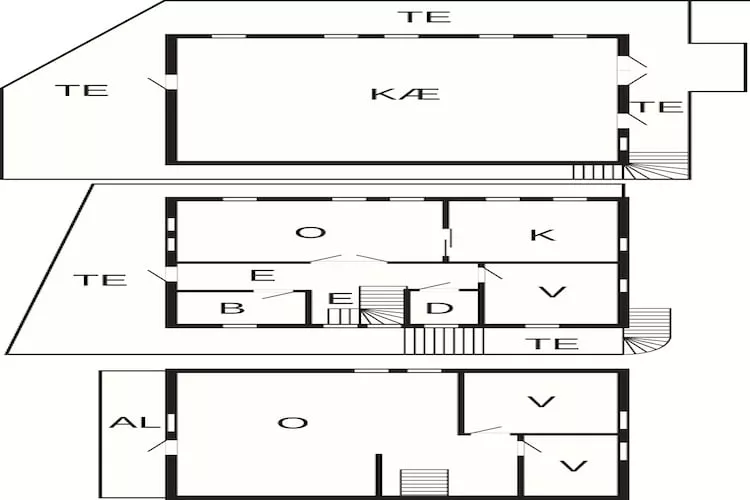 6 person holiday home in Bygstad-Floor plan