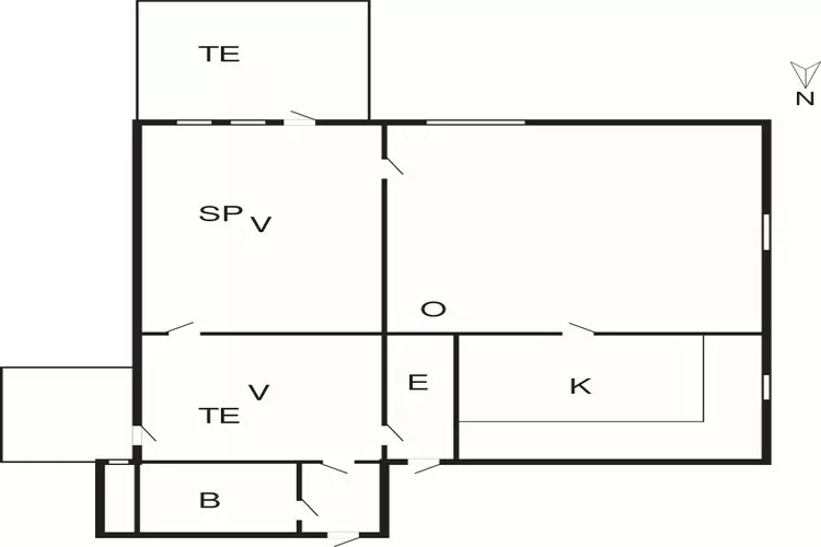 5 Personen Ferienhaus in Nørreballe-By Traum-Grundriss