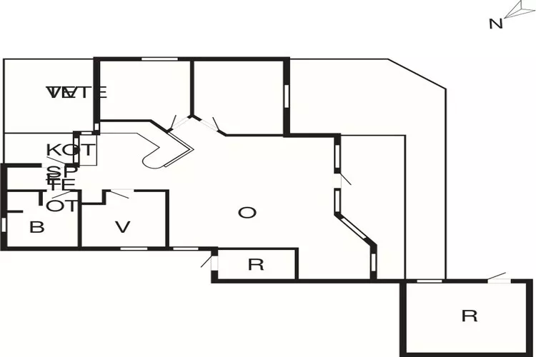 6 person holiday home in Otterup-By Traum-Floor plan