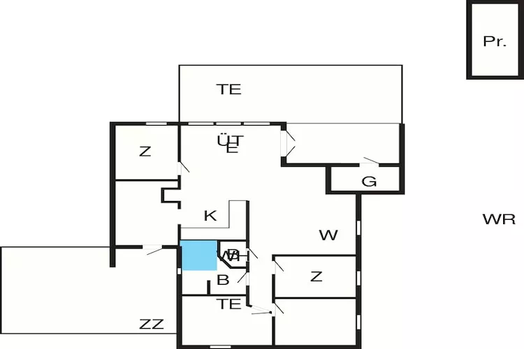 4 star holiday home in Hejls-By Traum-Floor plan