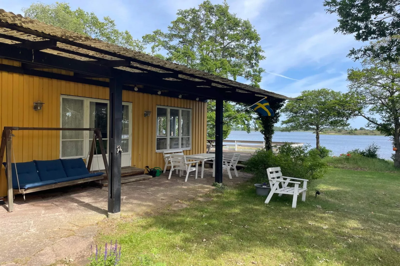 4 Sterne Ferienhaus in Ramdala-Im Freien