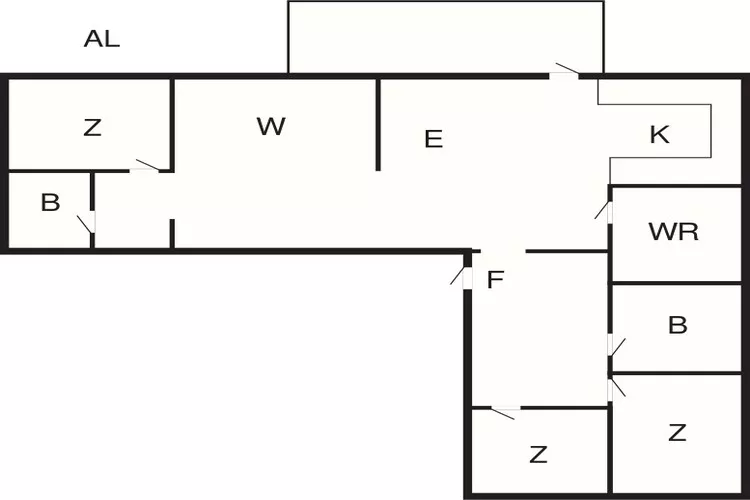 8 person holiday home in SKIVARP-Floor plan