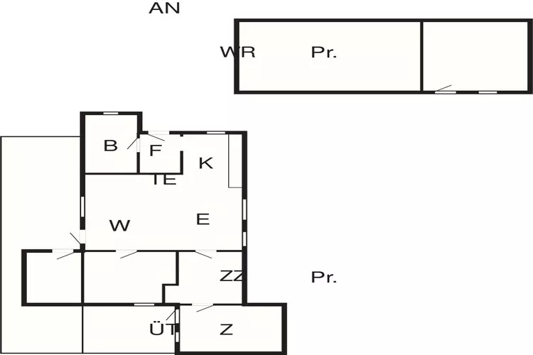 4 person holiday home in Thisted-By Traum-Floor plan
