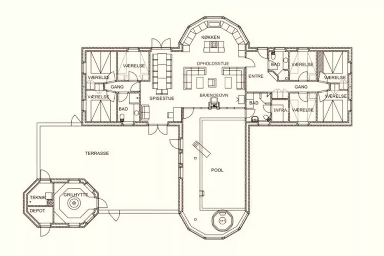 Luxury Pool House by Sea - By Traum Ferienwohnungen-Floor plan
