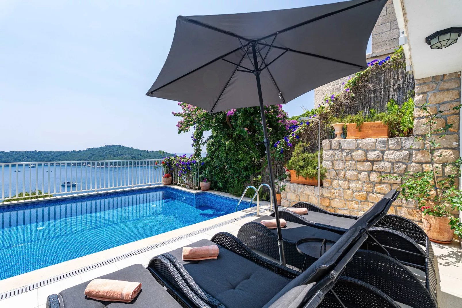 Villa Adrian - Six Bedroom Villa with Swimming pool and Sea View-Swimming pool
