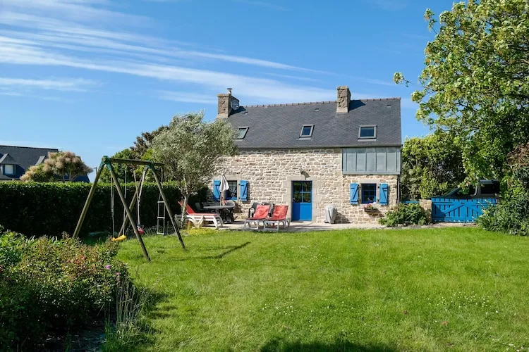 Maison de pêcheur Plougoulm-Garten Sommer
