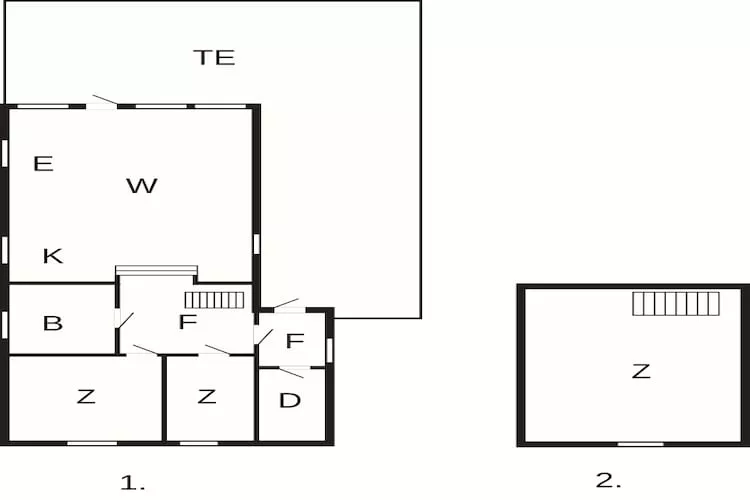 4 star holiday home in Naustbukta-Floor plan