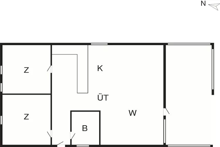 Charming Retreat by River - By Traum Ferienwohnungen-Floor plan