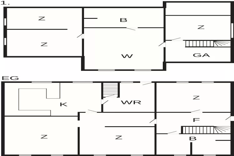 BUDGET DOBBELT V(RELSE (2 personer)-Grundriss