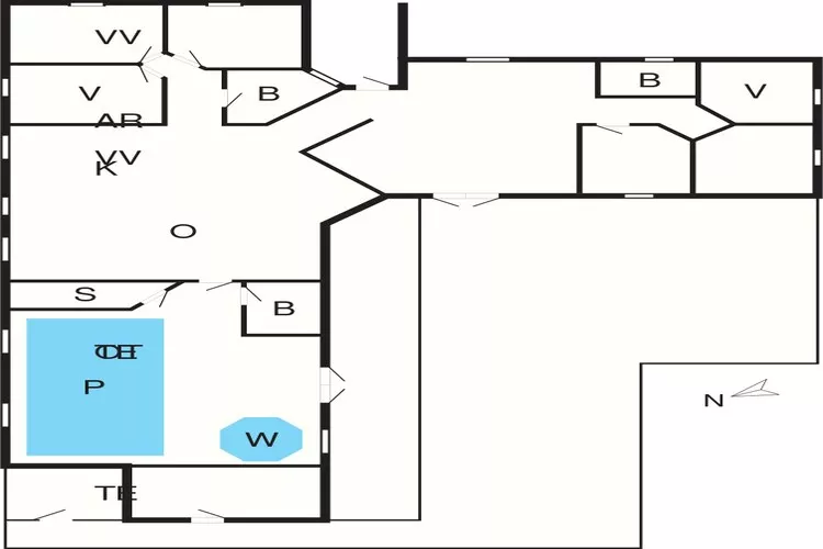 4 etoiles maison de vacances a Idestrup-Plan