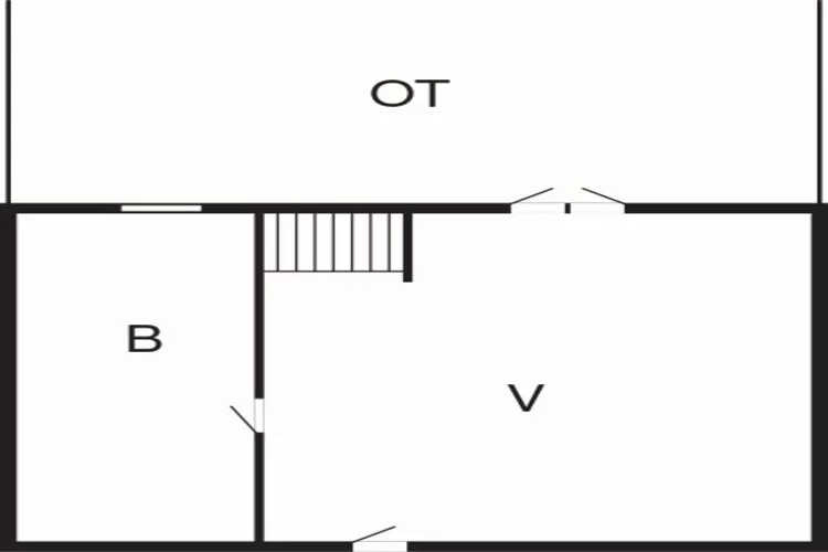 Værelse til 2 personer med bad-Plan