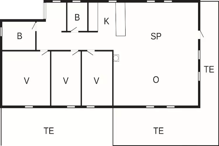 8 person holiday home in lyngdal-Floor plan