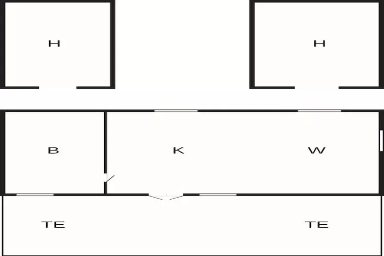 4 person holiday home-Floor plan