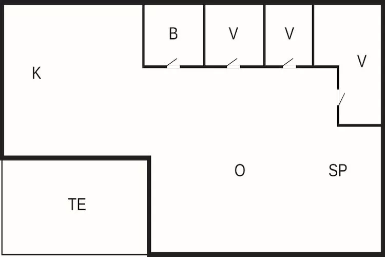 5 star holiday home in Mastrand-Floor plan