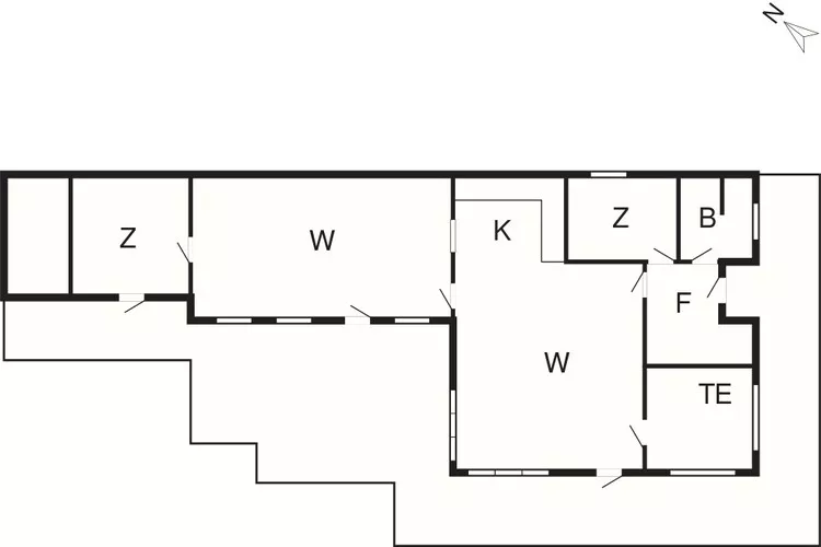 Maison d'été confortable près d'Ore Strand-Plan