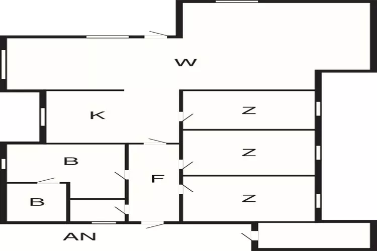 4 star holiday home in Fårvang-Floor plan