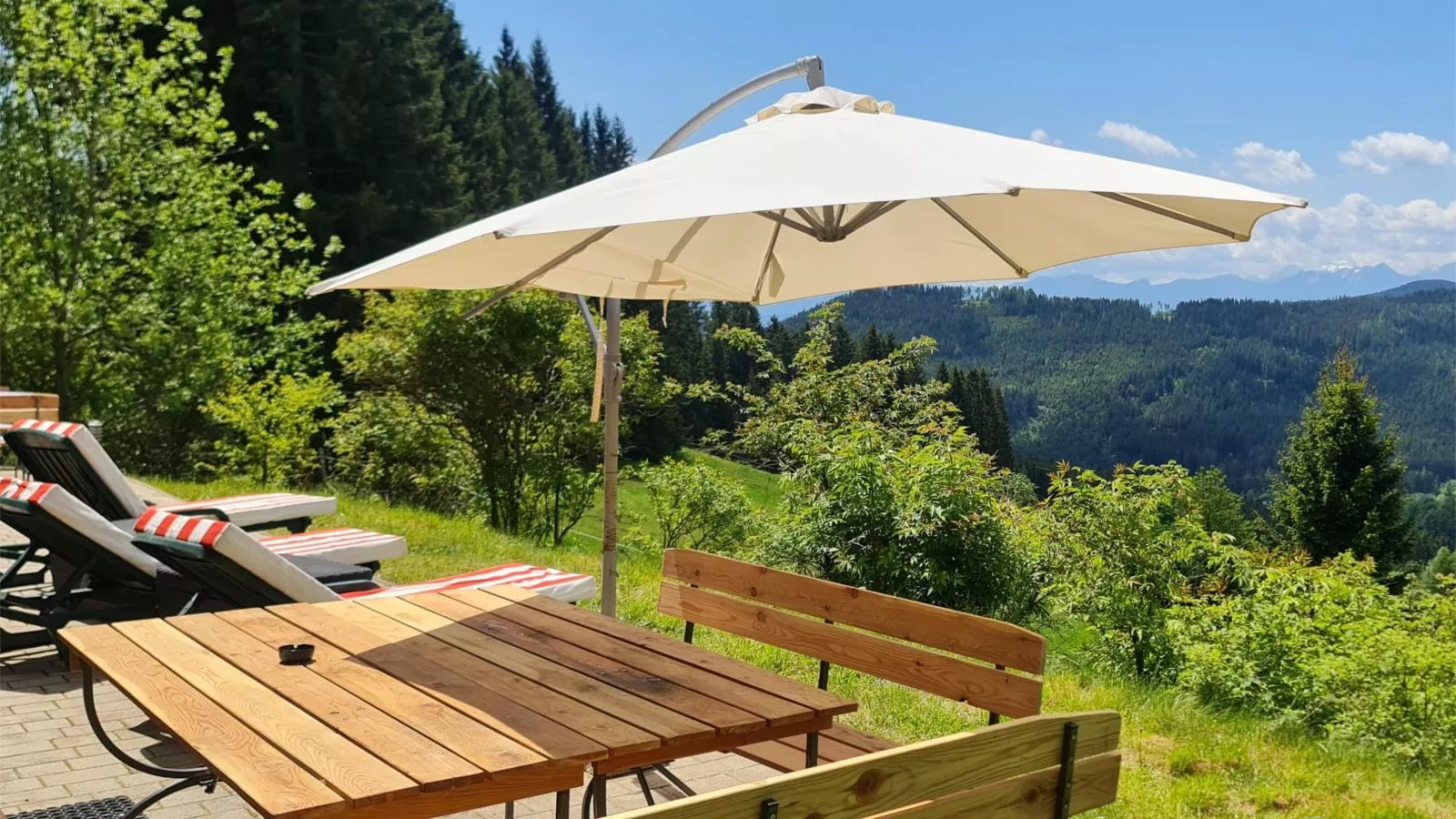 Sternenchalet-View in summer