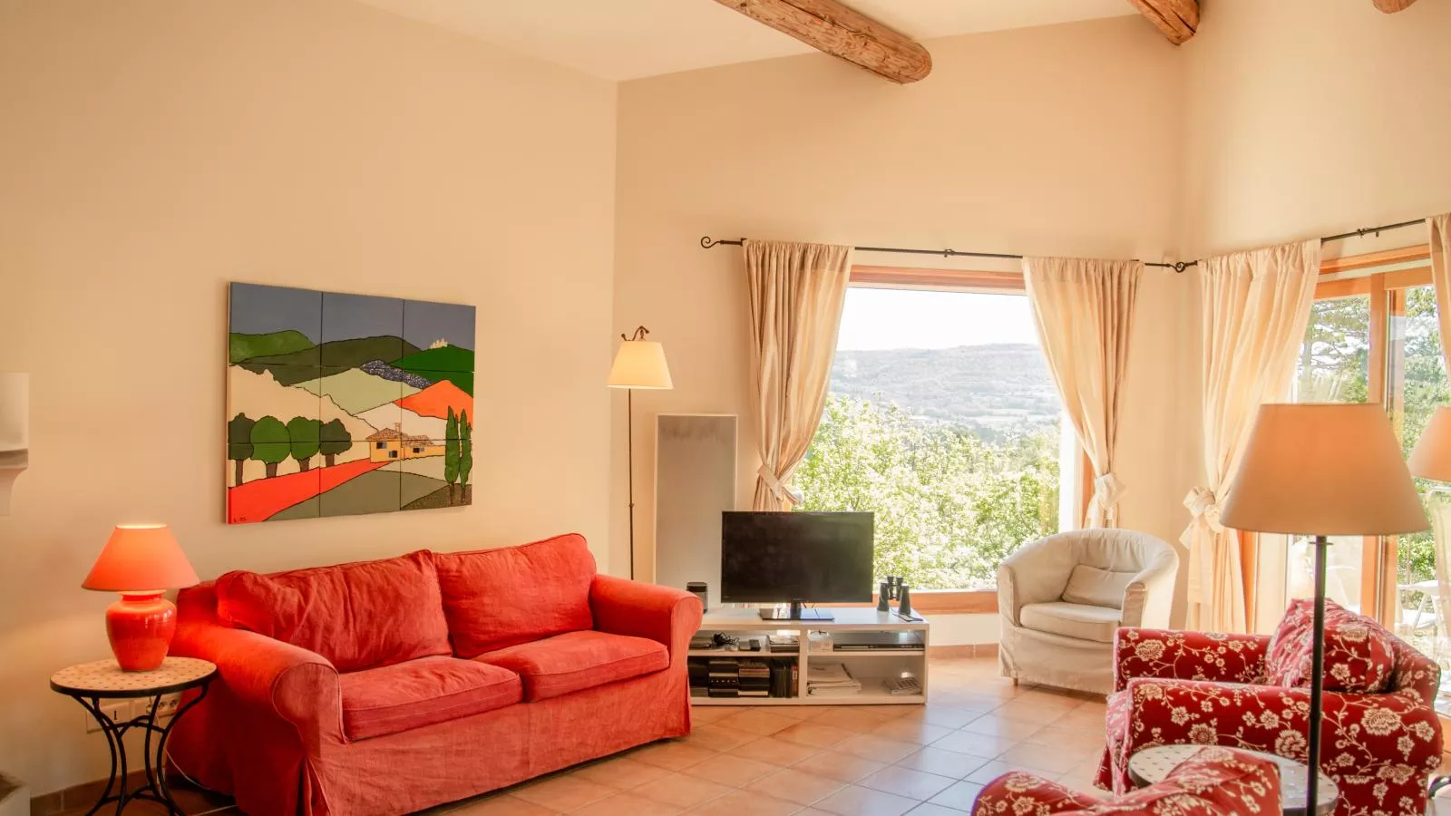 Villa Bellegarde-Living room