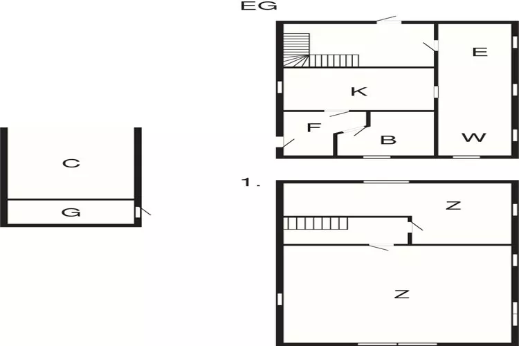 Maison de vacances pour 5 a Snedsted-Plan d'étage