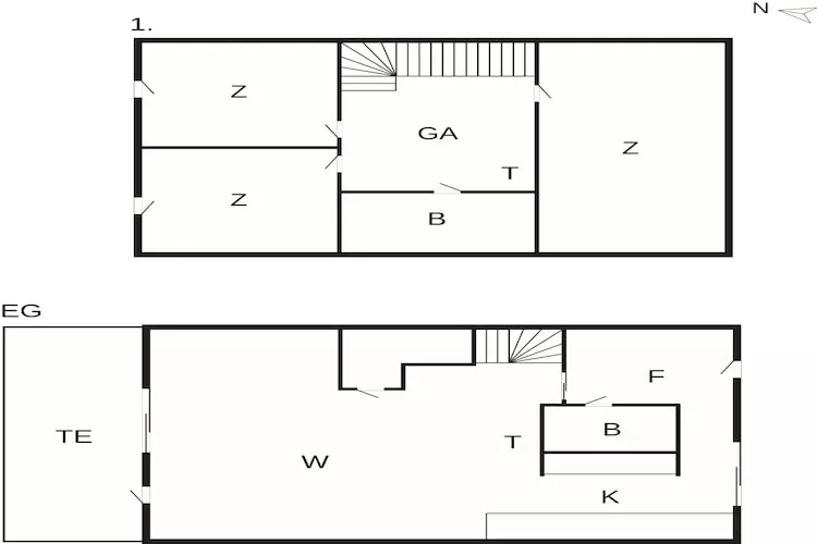 4 star holiday home in Vedbæk-Floor plan