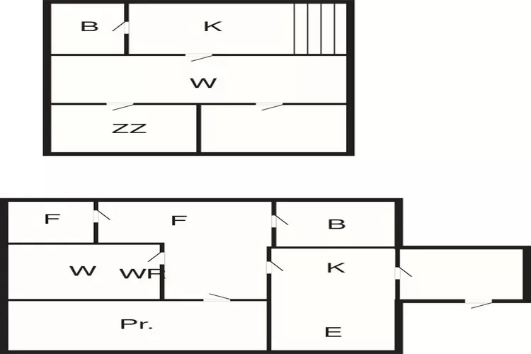 Maison de vacances pour 8 a Bagenkop-Plan