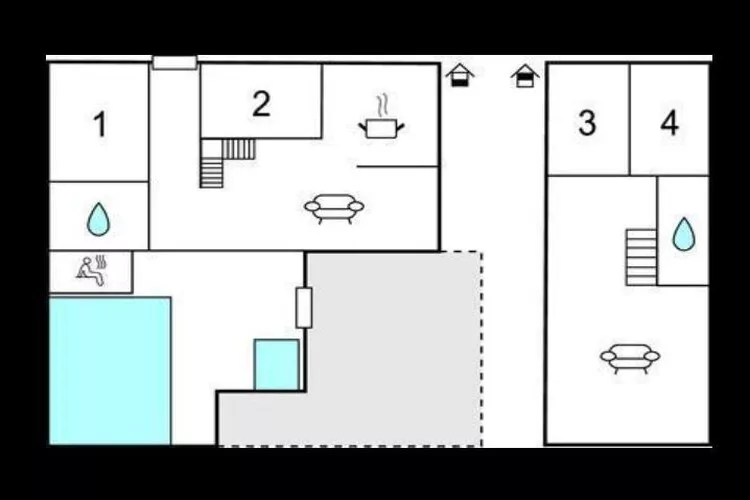 4 star holiday home in Asperup-Floor plan