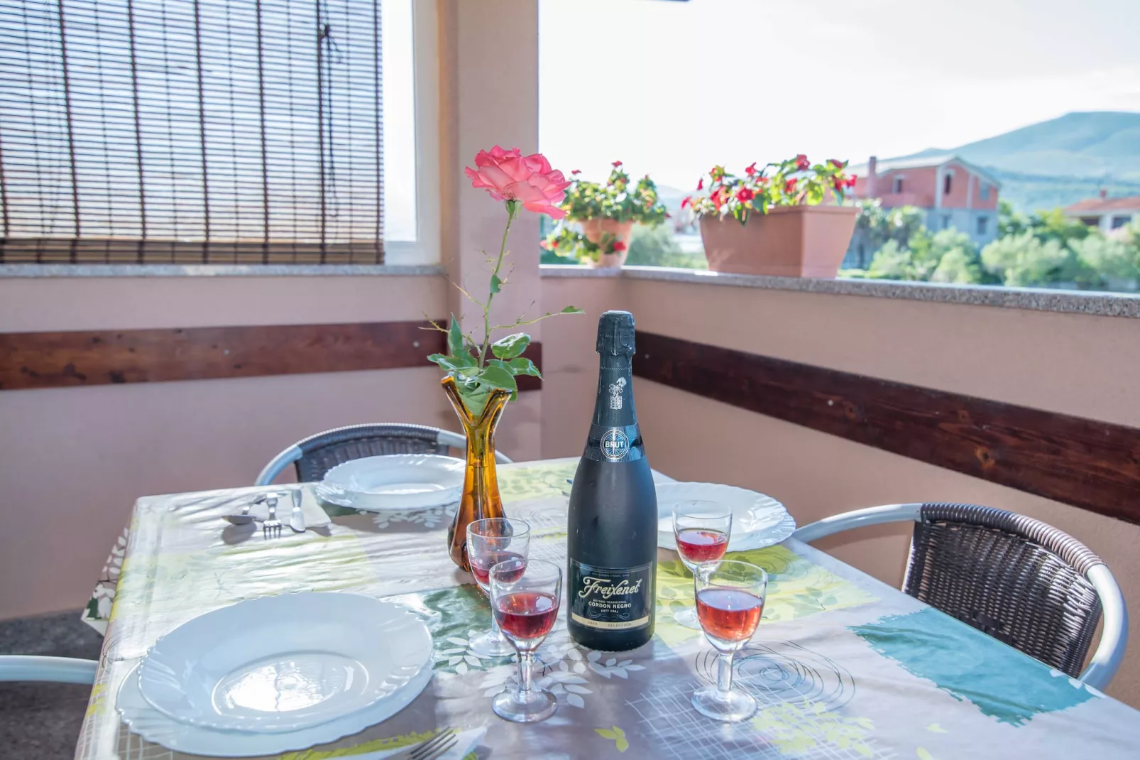 Comfortable Kastel Stafilic Apartment with Balcony - Two Bedroom Apartment with Balcony and Sea View