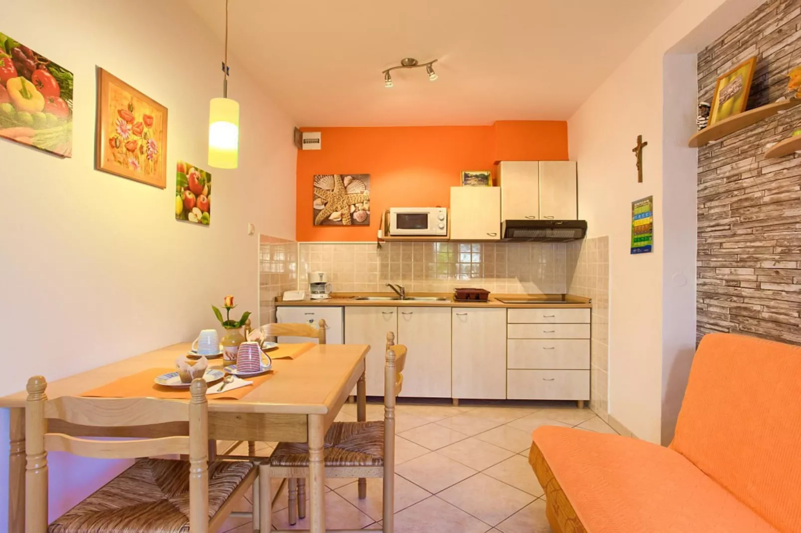Elegant Krk Hideaway Apartment with Terrace - One Bedroom Apartment with Terrace