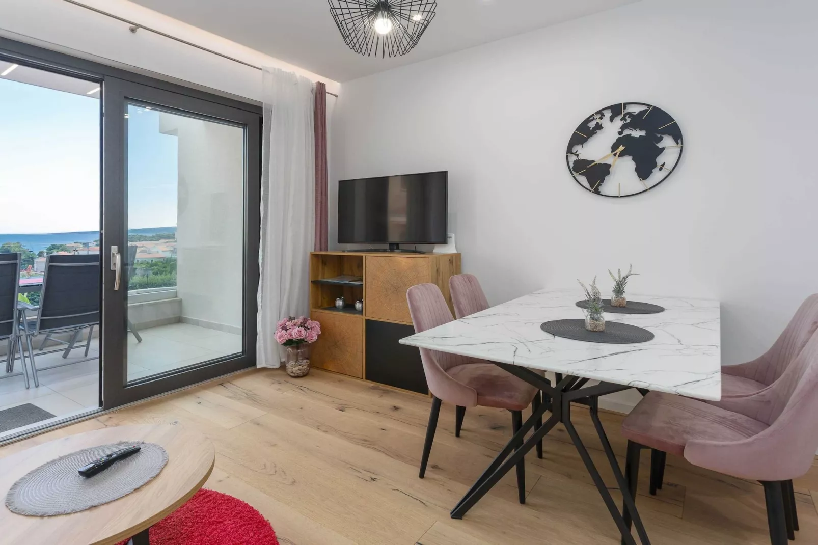 Luxury Beachfront Krk Apartments with Terrace - One Bedroom Apartment with Terrace
