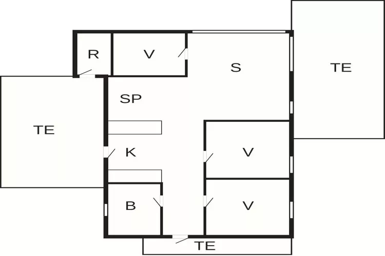 Maison de vacances pour 6 a Frederikshavn-Plan