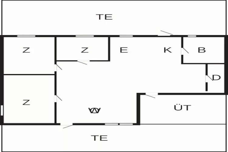 8 person holiday home in Frederiksværk-Floor plan